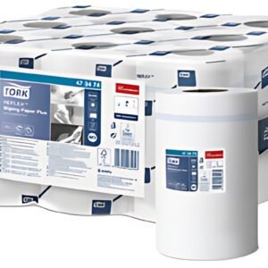 TORK Reflex Rouleau nettoyant multi-usage, 67 m, blanc