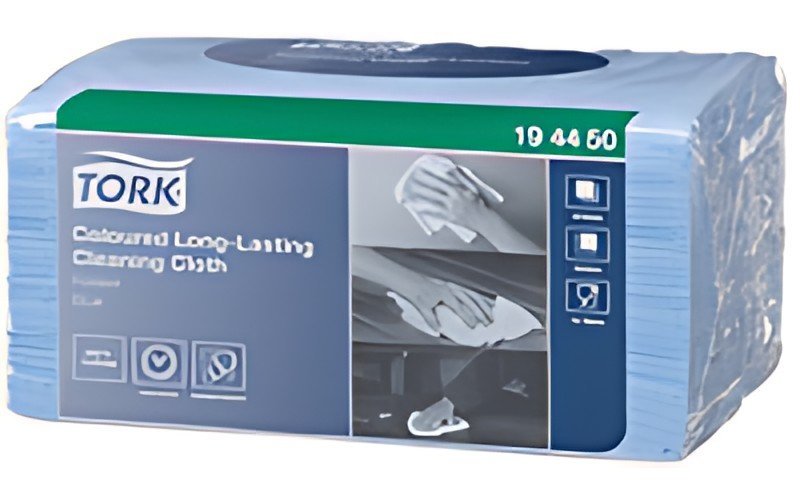 TORK Chiffon de nettoyage tout usage, 385 x 300 mm, bleu