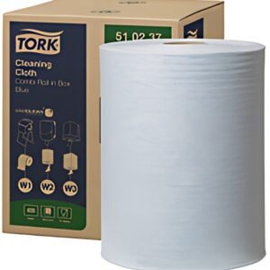 TORK Rouleau nettoyant multi-usage, 1 couche, 152 m, bleu