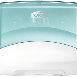 TORK Distributeur de chiffons de nettoyage, turquoise/blanc