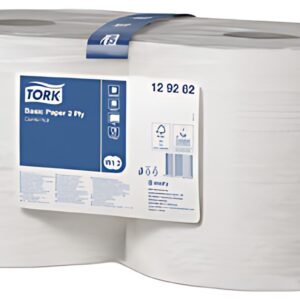 TORK Rouleau nettoyant multi-usage, 2 couches, 340 m, blanc