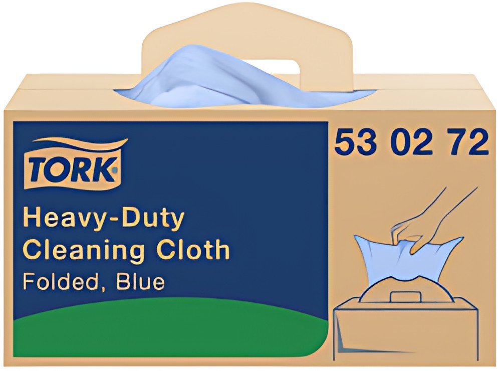 TORK Chiffon de nettoyage tout usage, 415 x 355 mm, bleu