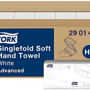 TORK Essuie-mains Singlefold, 226 x 230 mm, plié en Z, blanc