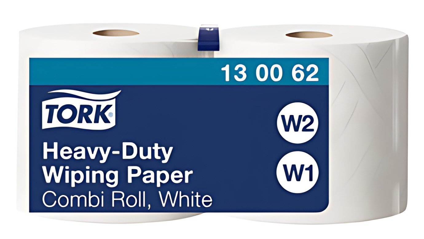 Rouleau de nettoyage polyvalent TORK, 2 épaisseurs, blanc, 170 m - extra fort