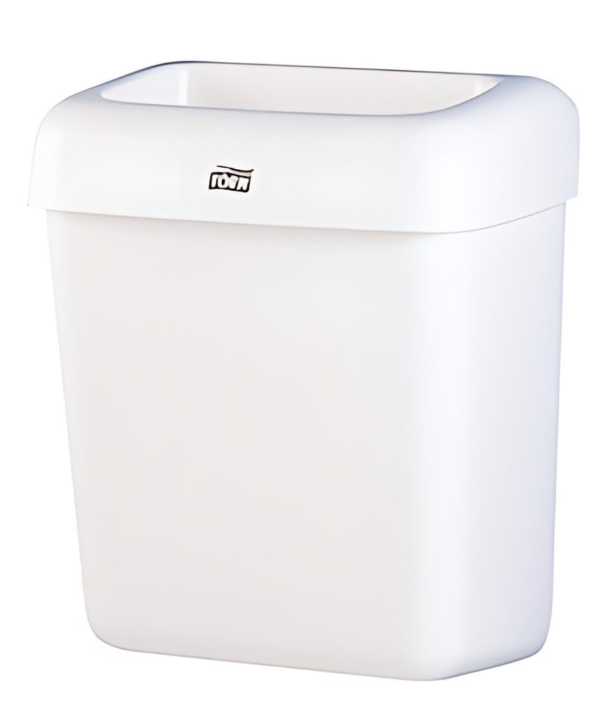 TORK Poubelle, plastique, 20 litres, blanc