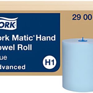 TORK Matic Rouleau d'essuie-mains, 2 couches, 150 m, bleu