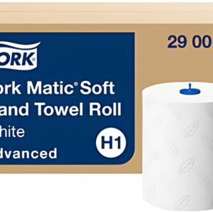 TORK Matic Rouleau d'essuie-mains, 2 couches, blanc/gris