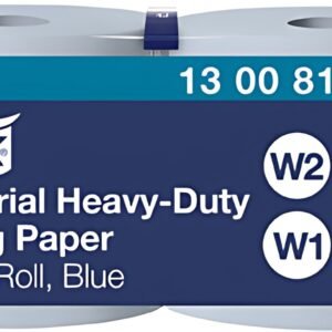 TORK Rouleau de papier nettoyant industriel, 119 m, bleu