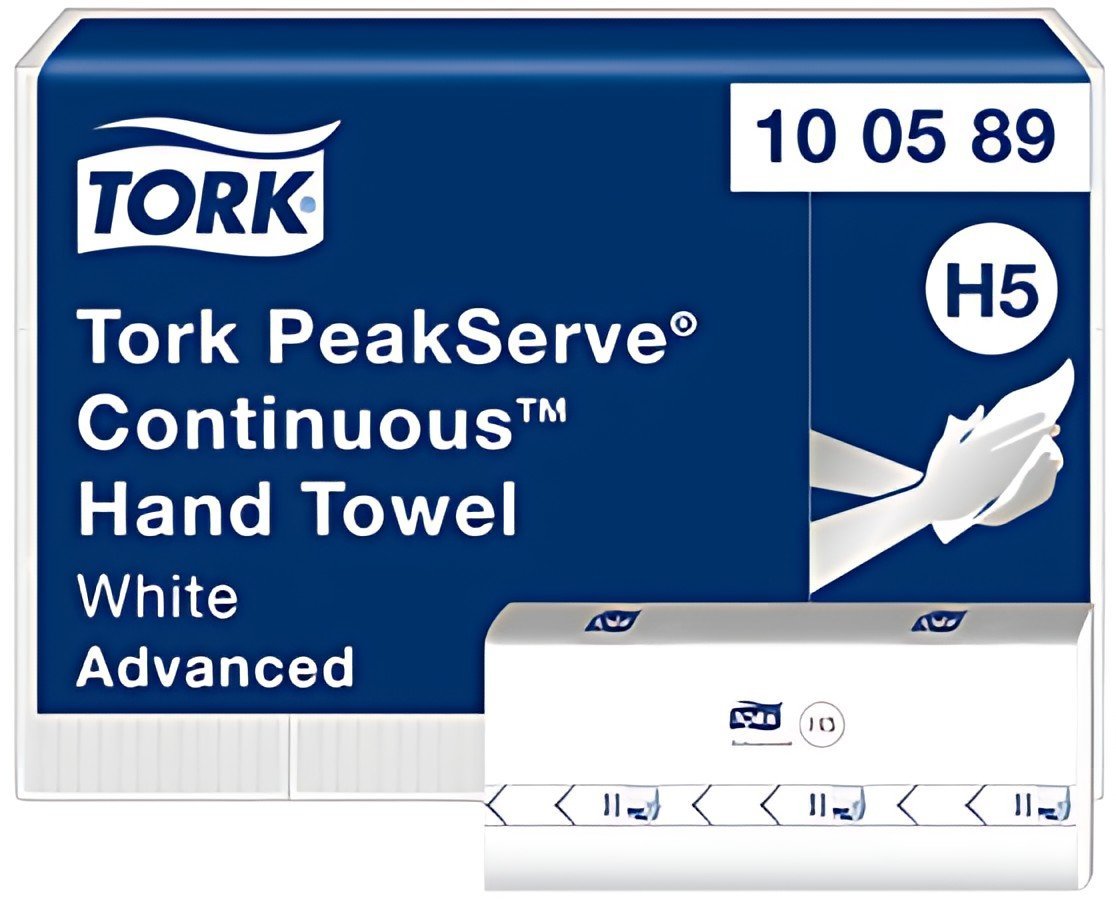 TORK PeakServe Essuie-mains continu, 201 x 225 mm, blanc