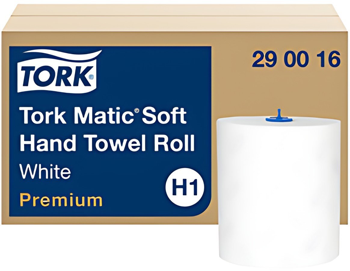 TORK Matic Rouleau d'essuie-mains, 2 couches, 100 m, blanc