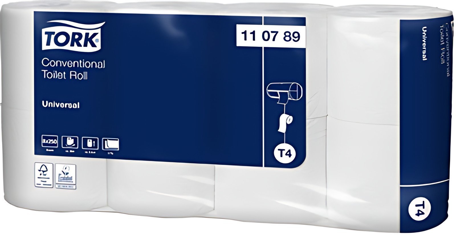 TORK Papier toilette, 2 couches, blanc