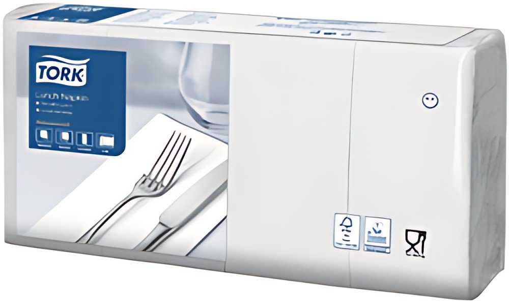 TORK Serviette de bistro SOFT, 328x325 mm, 2 couches, blanc