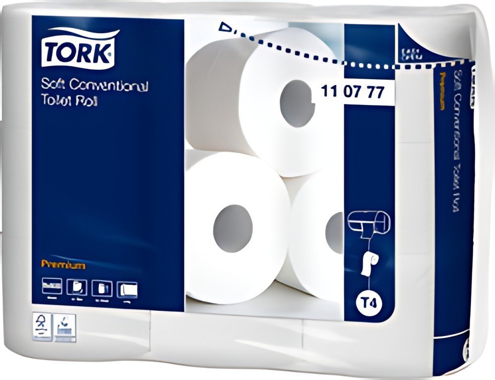 TORK Papier toilette, 2 couches, blanc