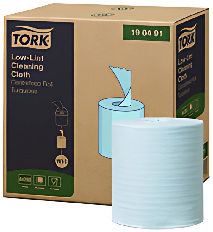 TORK Rouleau nettoyant multi-usage, 1 couche, 60m, turquoise
