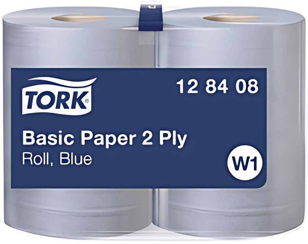 TORK Rouleau nettoyant multi-usage, 2 couches, 340 m, bleu