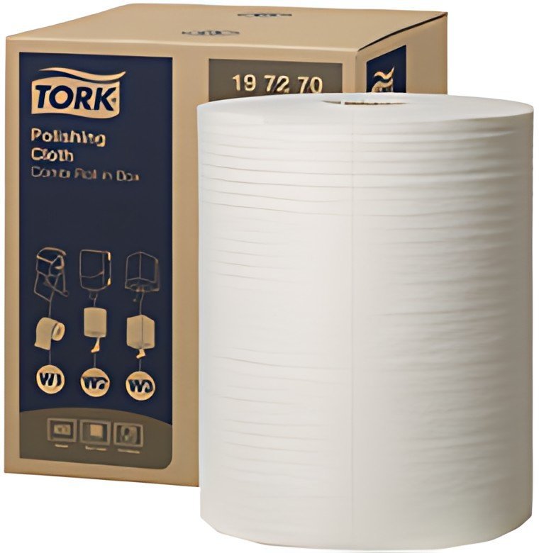 TORK Rouleau nettoyant et lustrant, 1 couche, 171 m, blanc