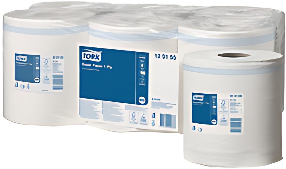 TORK Rouleau nettoyant multi-usage, 1 couche, 300 m, blanc