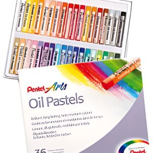 PentelArts Pastels à huile PHN4, étui en plastique de 36