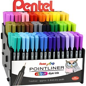 PentelArts Feutre POINTLINER colour dye ink, présentoir