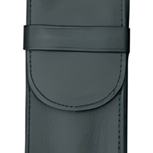 Alassio Etui pour stylo, pour 3 stylos, noir, cuir véritable