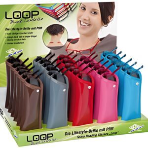 WEDO Lunettes de lecture LOOP, présentoir de 30, assorti