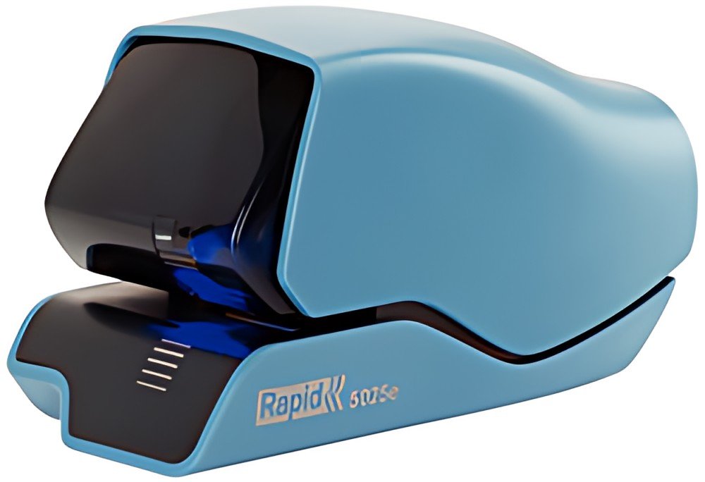 Rapid Agrafeuse électrique Supreme 5025e, bleu/gris