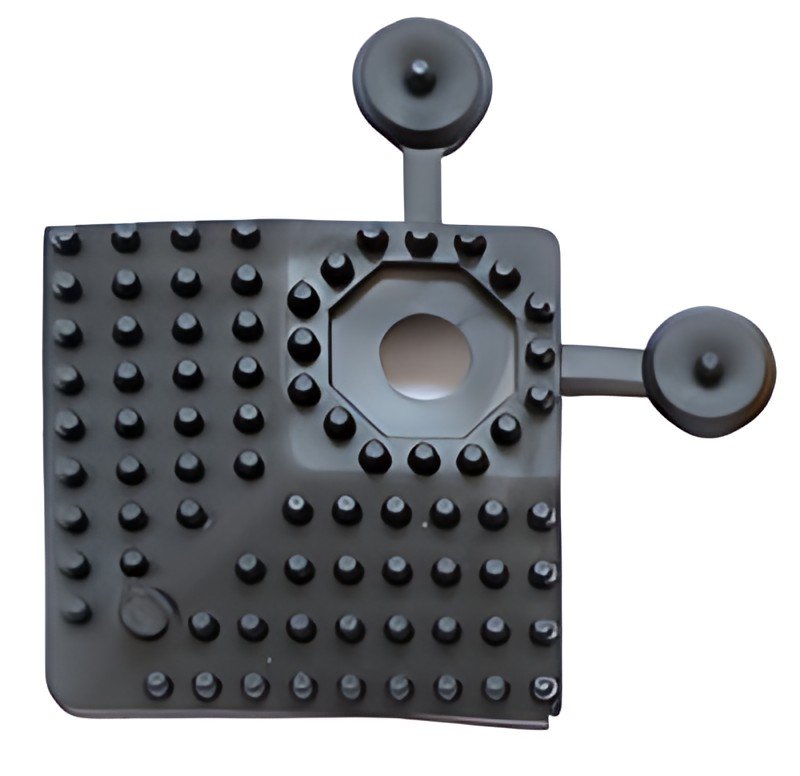 miltex Elément d'angle Yoga Grip Ultra, 60 x 60 mm, noir