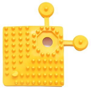 miltex Elément d'angle Yoga Grip Ultra, 60 x 60 mm, jaune