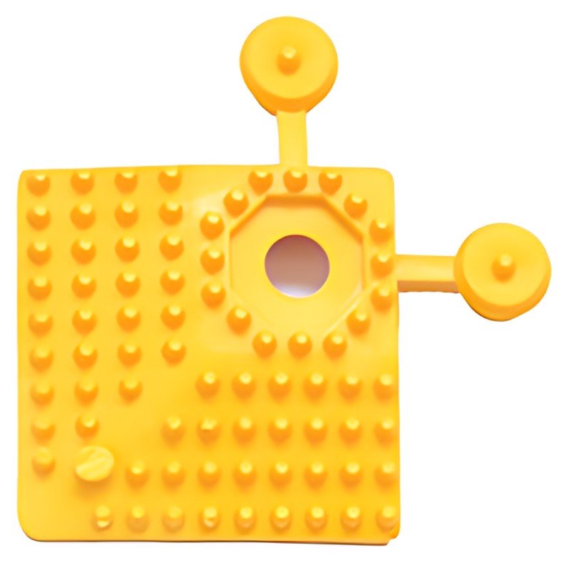 miltex Elément d'angle Yoga Grip Ultra, 60 x 60 mm, jaune