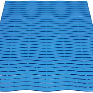 miltex Tapis de travail Yoga Spa Basic, 600 mm x 15 m, bleu