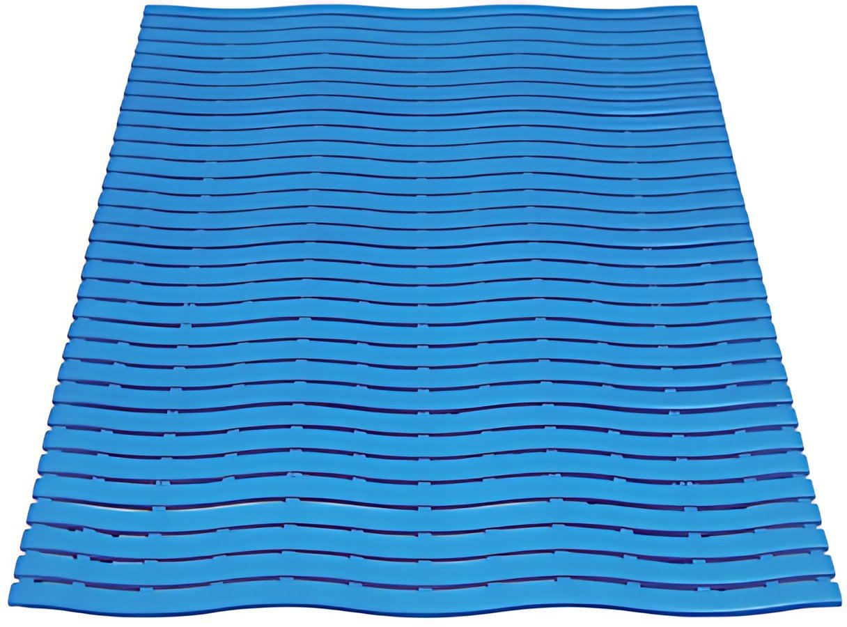 miltex Tapis de travail Yoga Spa Basic, 600 mm x 15 m, bleu