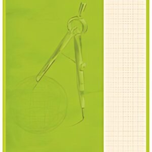 herlitz Bloc de papier millimétré A4, 80 g/m2, 25 feuilles