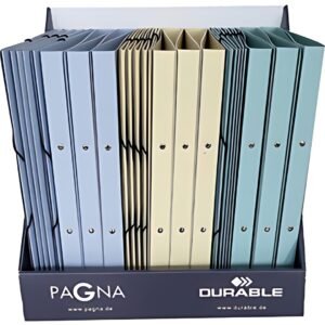 PAGNA Classeur à anneaux + chemises à élastiques
