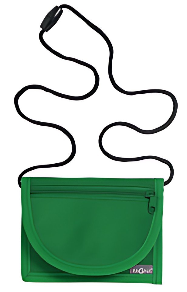 PAGNA Pochette tour de cou, nylon, vert