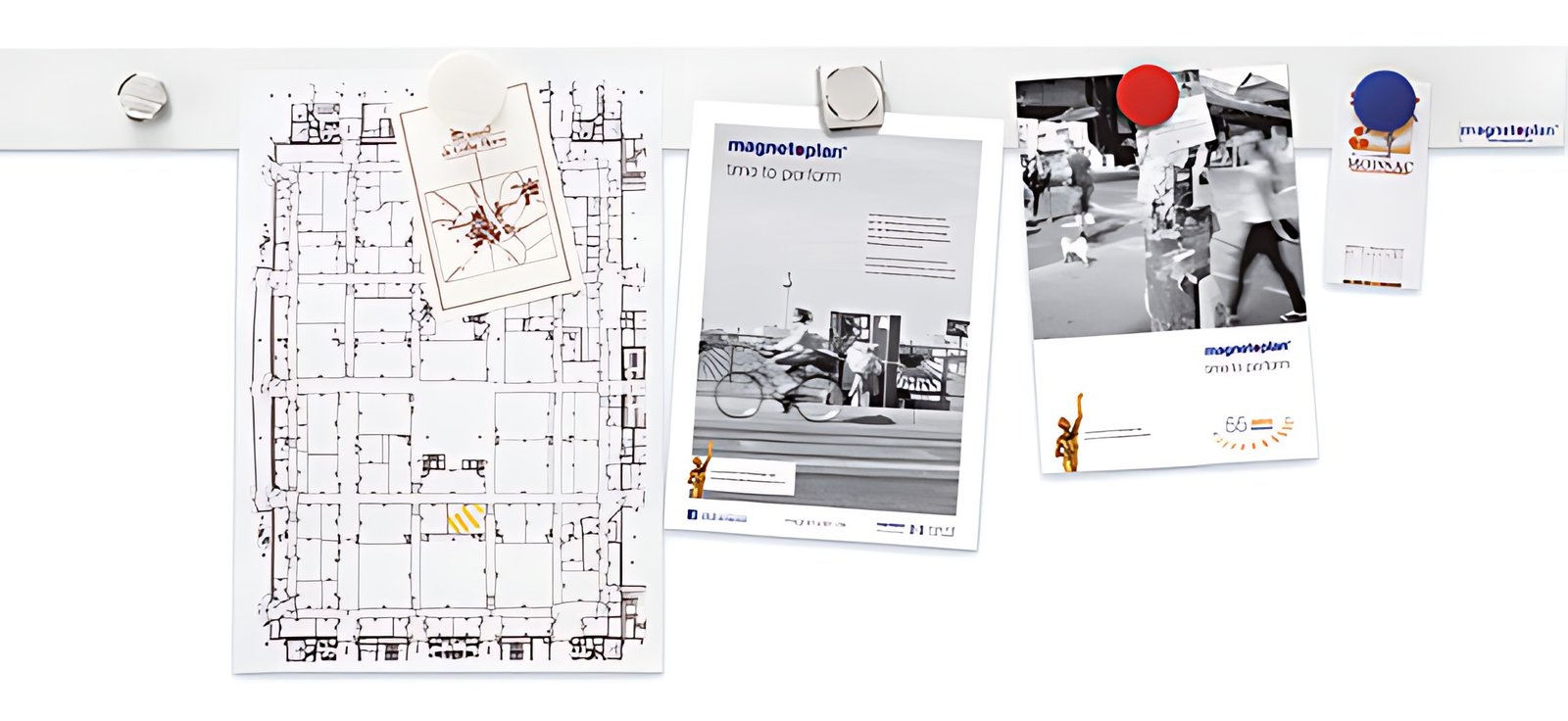 magnetoplan barrette magnétique, sans aimants