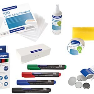 magnetoplan Kit d'accessoires ferroscript, pour tableau