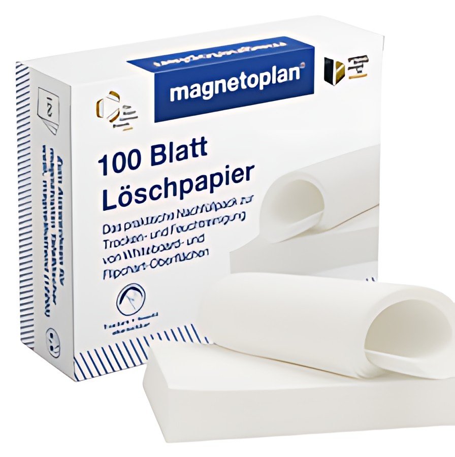 magnetoplan papier effaceur pour effaceur de tableau gris