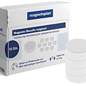 magnetoplan Discofix aimant rond "magnum", jaune