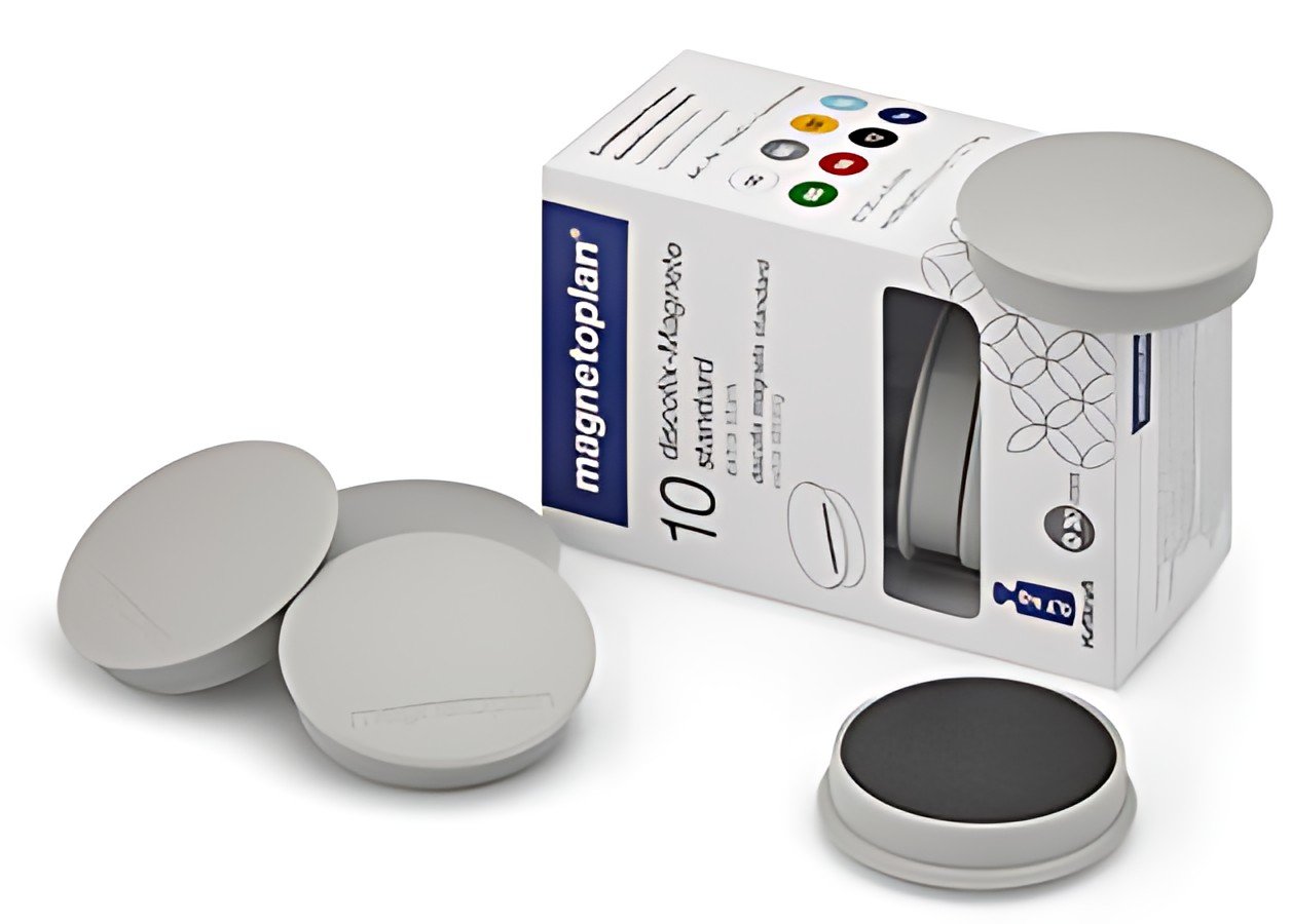 magnetoplan Discofix aimant rond "standard", noir