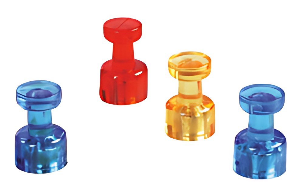magnetoplan Porte-mémo aimanté, diamètre: 11 mm, rouge