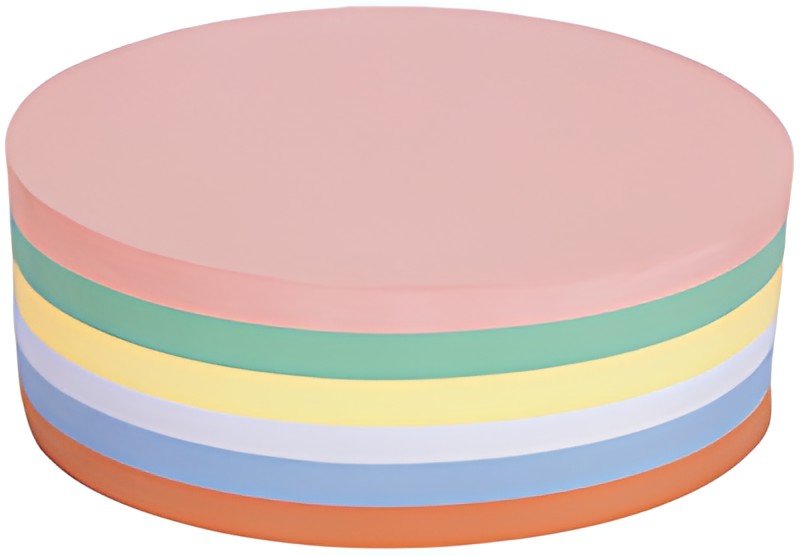 magnetoplan cartes de communication ovales, 190 x 110 mm
