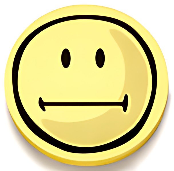 magnetoplan Symboles d'évaluation Smilies, neutre, rond