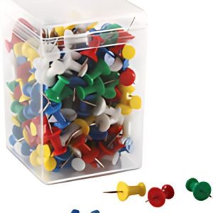 magnetoplan punaises pour tableau liège, coloré, contenu: