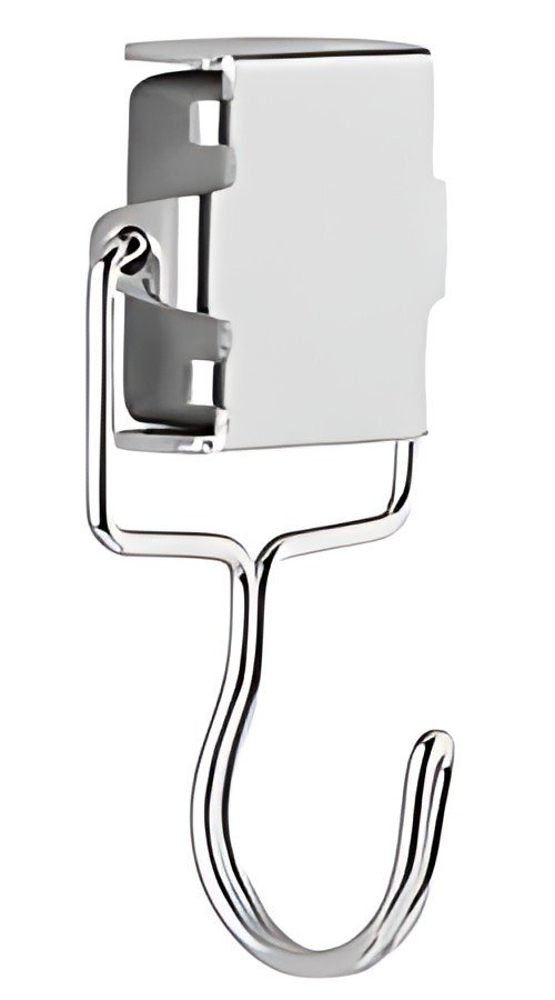 magnetoplan Crochet magnétique en métal, argenté