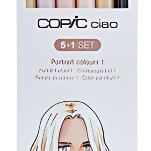 COPIC Marqueur ciao, kit de 5+1 "Portrait 1"