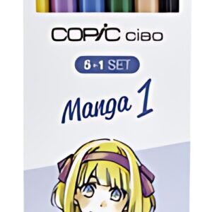 COPIC Kit de marqueurs Hobbymarker ciao 5+1, Manga 1