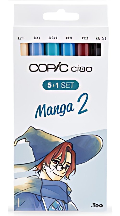 COPIC Kit de marqueurs ciao 5+1, Manga 2