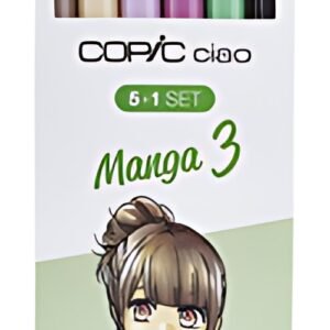 COPIC Kit de marqueurs ciao 5+1 Set, Manga 3