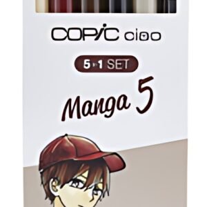 COPIC Kit de marqueurs ciao 5+1, Manga 5