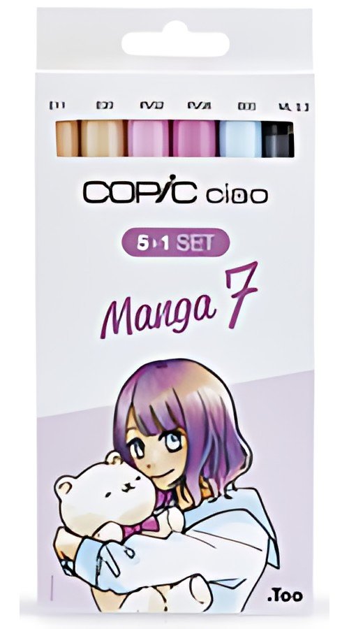 COPIC Kit de marqueurs ciao 5+1, Manga 7